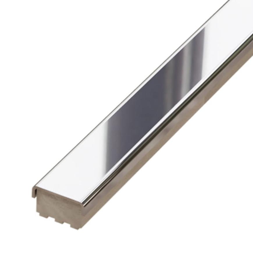 Lišta kovová INOX leštěná 1