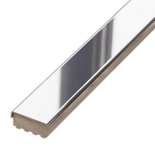 Lišta kovová INOX leštěná 5/75 Aqua Mercado