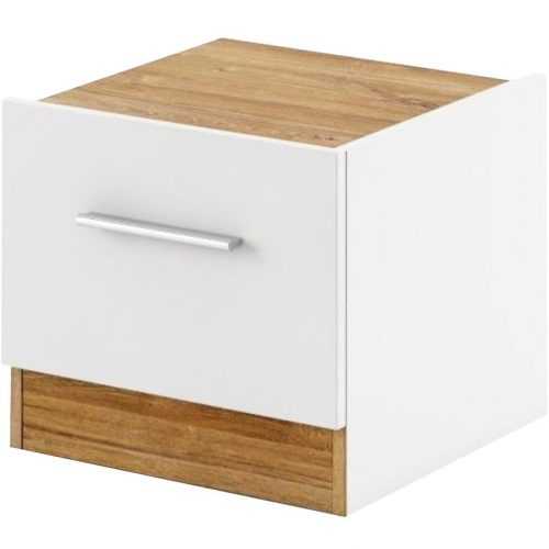 Noční Stolek Dentro 40cm Bílý/Dub Styrling P Baumax