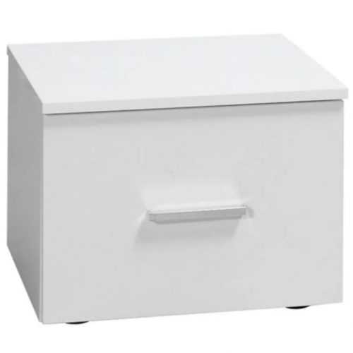 Noční Stolek Panarea 47 cm Bílý Lesk 2ks Baumax