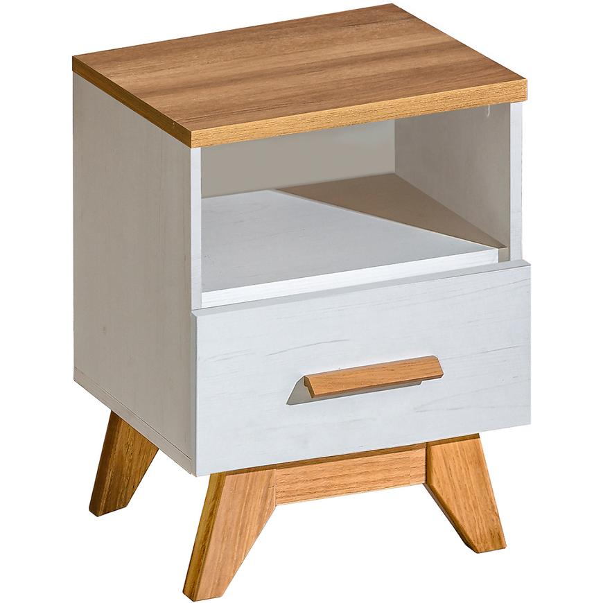 Noční stolek Sven 45cm Dub Nash / Andersen Borovice Baumax