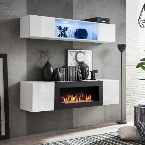 Obývací Stěna + Biokorb Fly N3 + Sklo Bílý Baumax