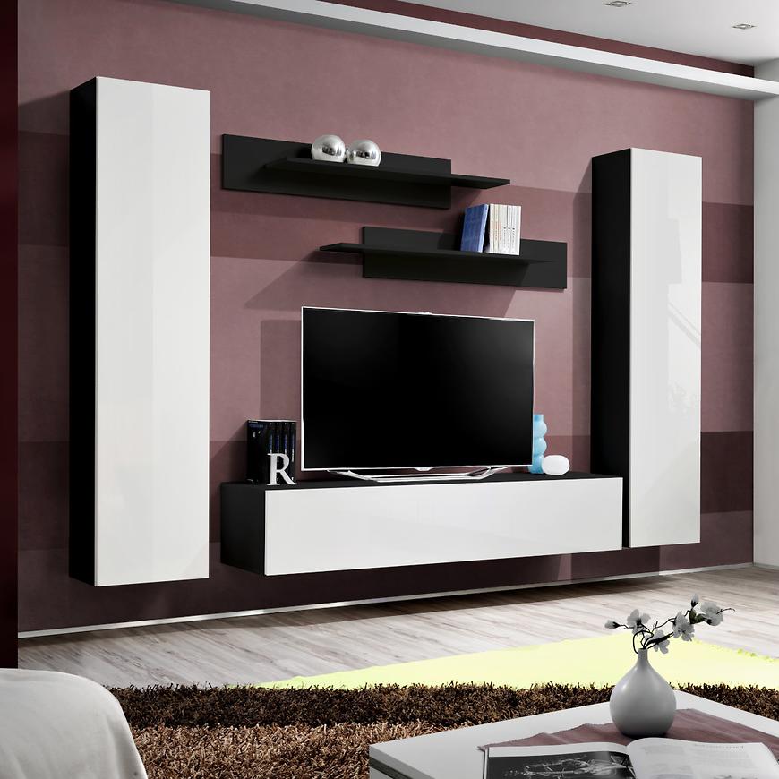 Obývací Stěna Fly A Bily/Černá Zw Fy A1 Baumax