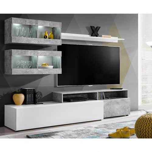 Obývací Stěna Light 220cm Bílý/Atelier Baumax