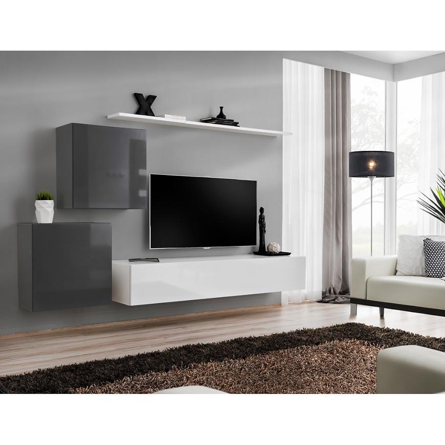 Obývací Stěna Switch V Grafit/Bílý Baumax