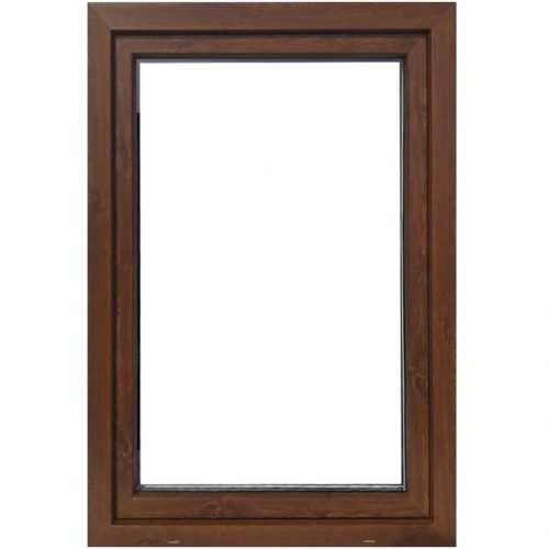 Okno levé 90x120cm bílé/zlatý dub Baumax