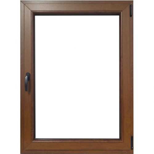 Okno pravé 90x120cm zlatý dub Baumax