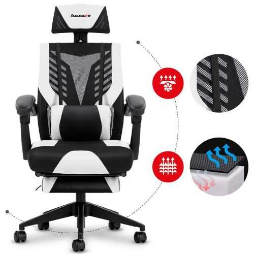 Otaceci Kreslo Pro Hracehz-Combat 4.2 Bila Huzaro