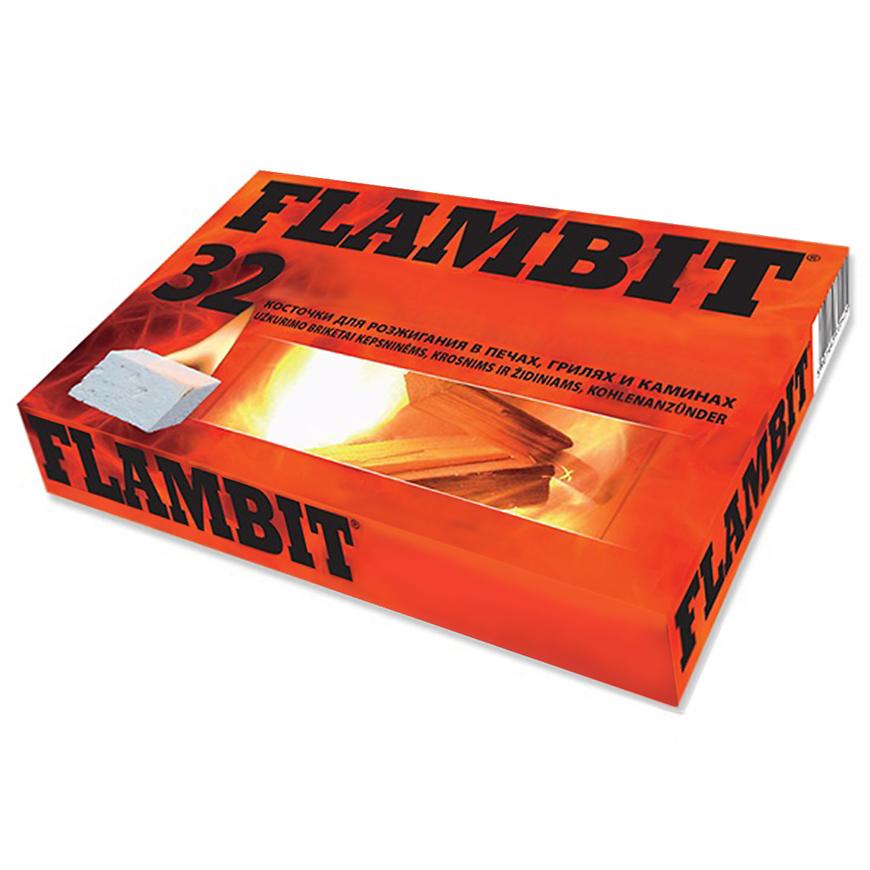 Podpalovač na gril bílý - 32 kostek Baumax