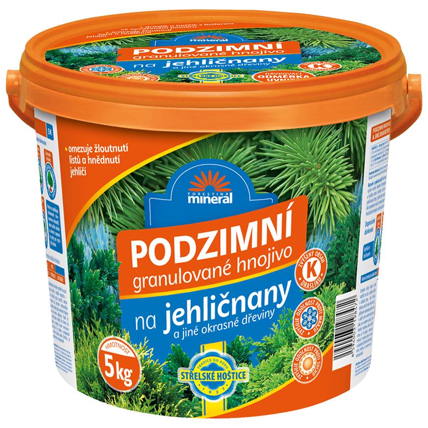 Podzimní hnojivo pro jehličnany – kyblík 5kg Baumax