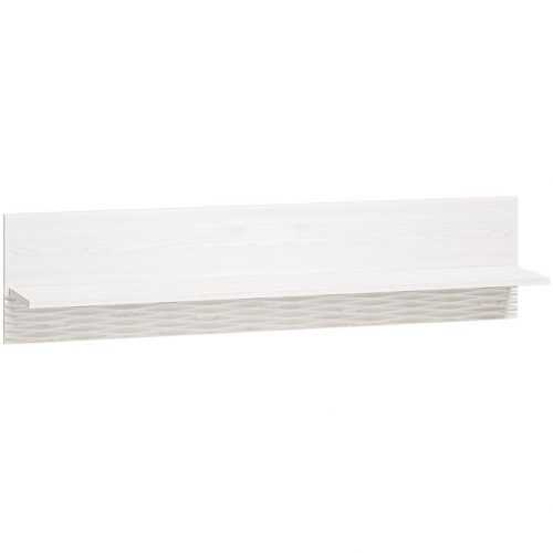 Polica Clermont 120cm 12 Sněhová Borovice Baumax