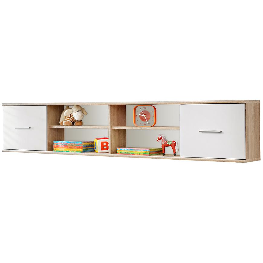 Polica Dino Dub Sonoma/Bílý Baumax