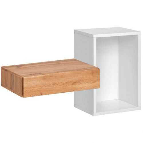 Polica Easy Typ02 Dub Wotan/Bílý Baumax