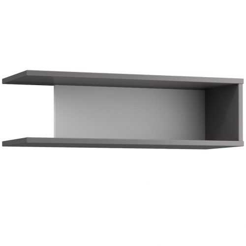 Polica Hey 65cm Wolfram Šedý/Šedý Mat/Bílý Baumax