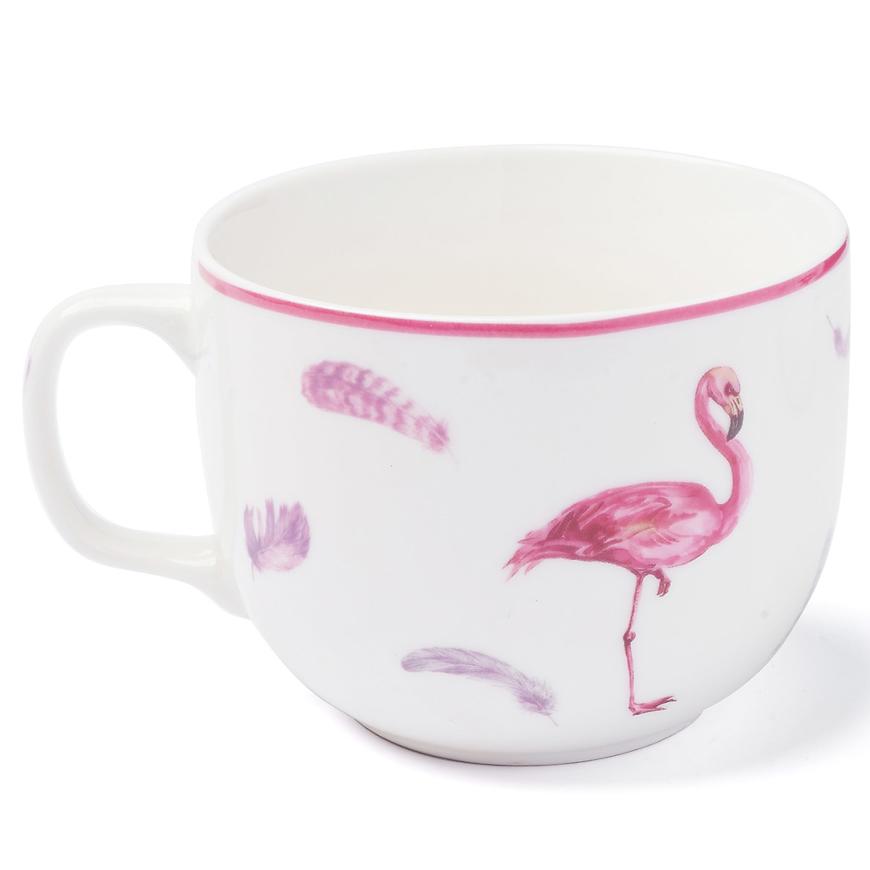 Porcelánový hrníček Flamingo 450ml Baumax