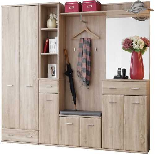 Předsíňová Stěna Armario IV + Polštář Dub Sonoma Baumax