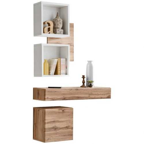 Předsíňová Stěna Easy III 100cm Wotan/Bílý Baumax