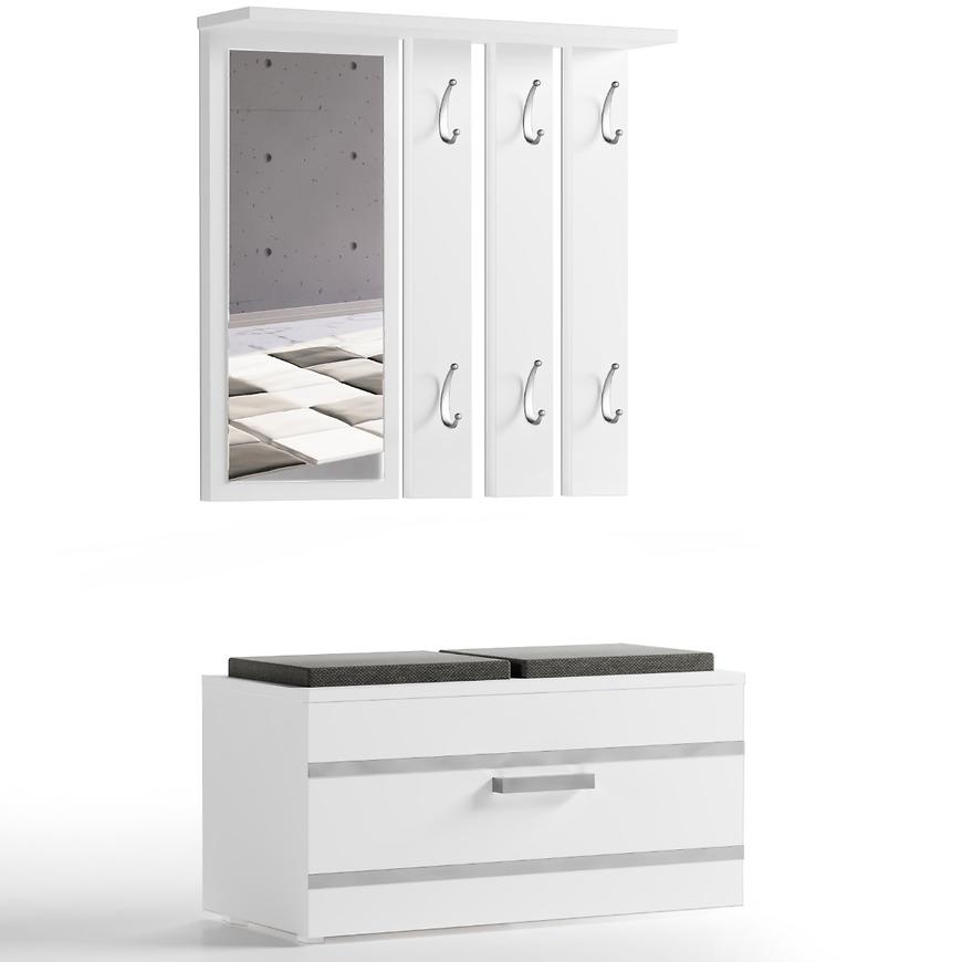 Předsíňová Stěna Opal Bílý Baumax