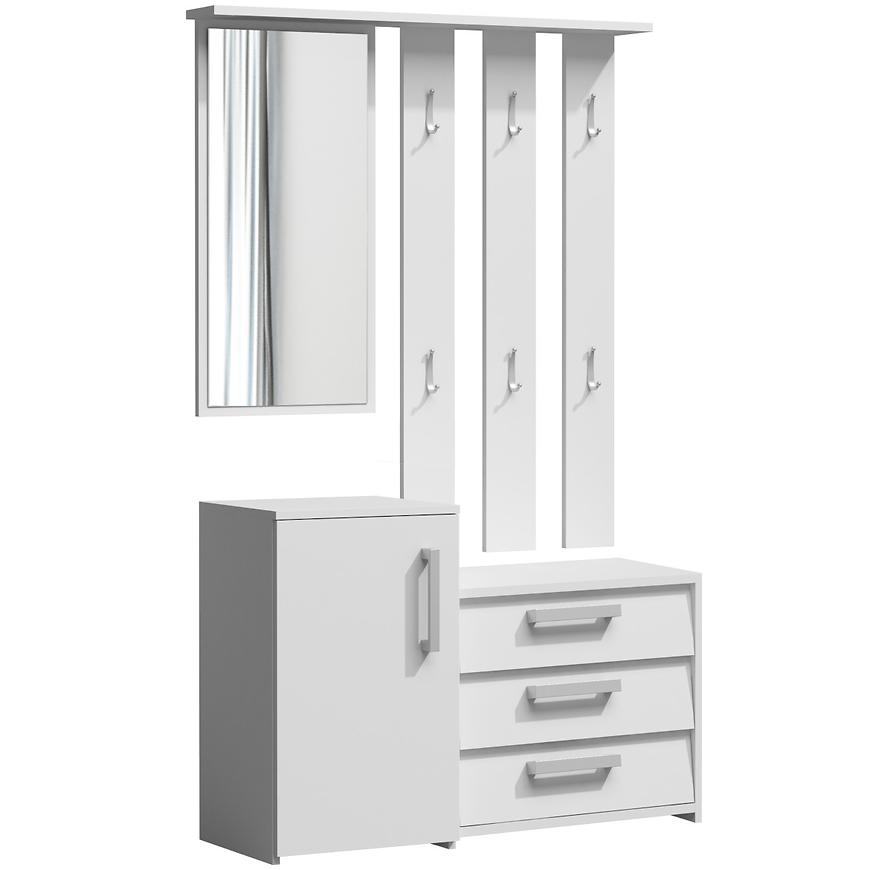 Předsíňová Stěna Paris Bílý Baumax