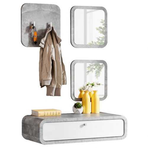 Předsíňová Stěna Wally II 80cm Atelier/Bílý Baumax