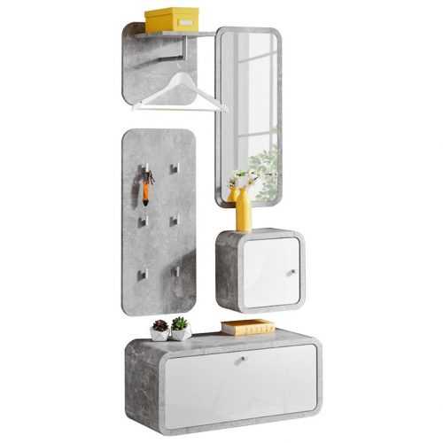 Předsíňová Stěna Wally IV 80cm Atelier/Bílý Baumax