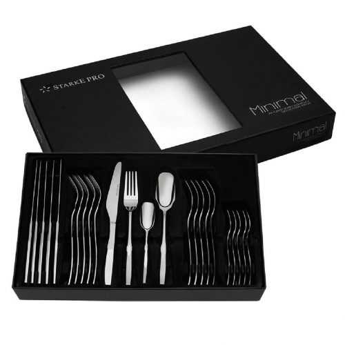 Příbory Minimal lesk 24-díl. Flok Starke Baumax