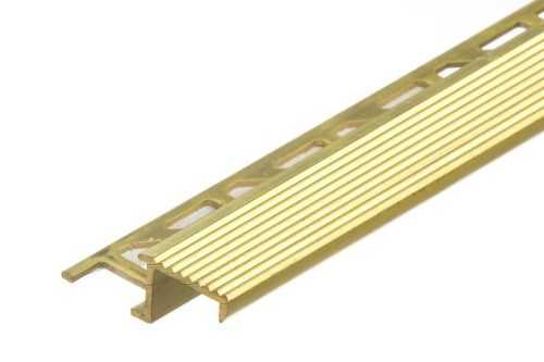 Profil schodový ZET mosaz 10/250 Aqua Mercado