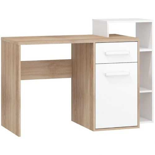 Psací Stůl Rio 127cm Světlý Dub Sonoma/Bílý P Baumax
