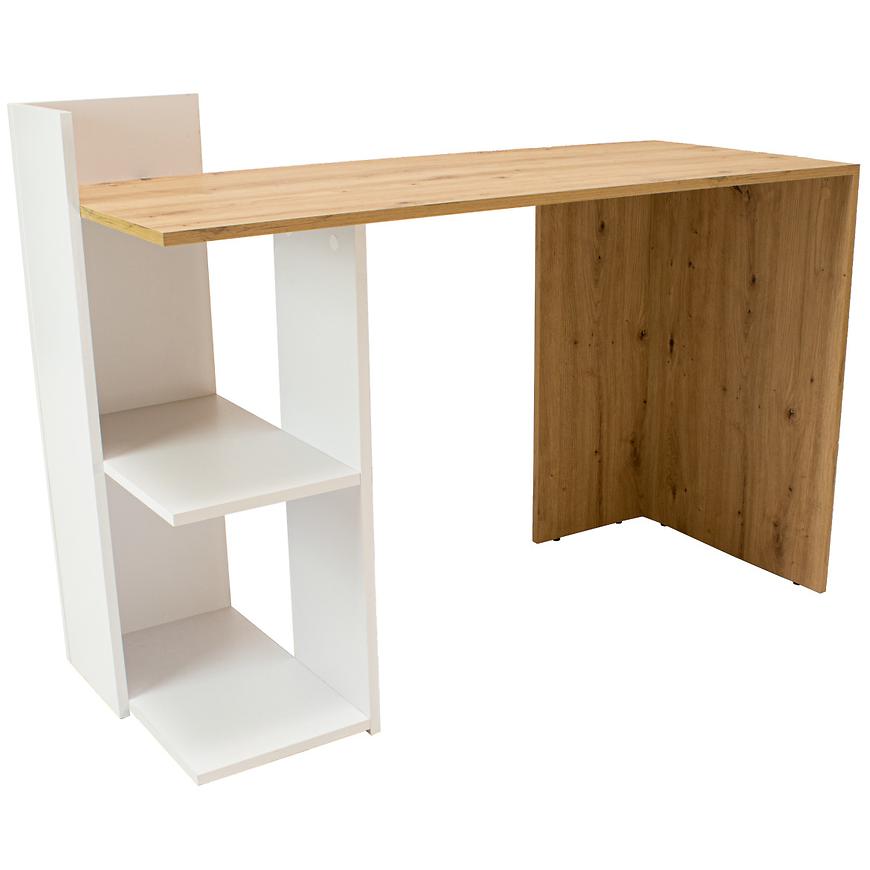 Psací Stůl Taco Bílý Mat/Dub Artisan Baumax