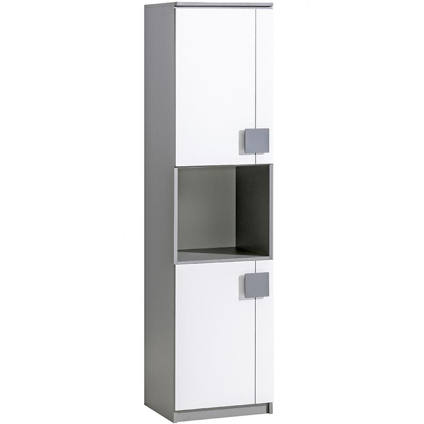 Regál Gumi G18 45cm Bílý Bryl/Antracyt Baumax