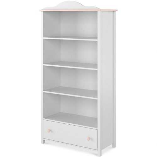 Regál Luna 85cm Bílý/Ružová Baumax