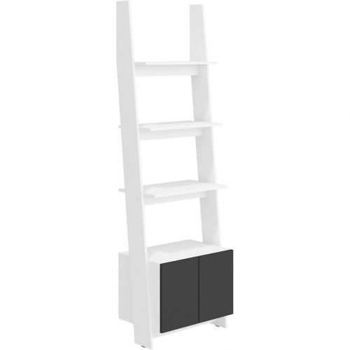Regál Rack 60cm 1D Bílá/Černá Baumax