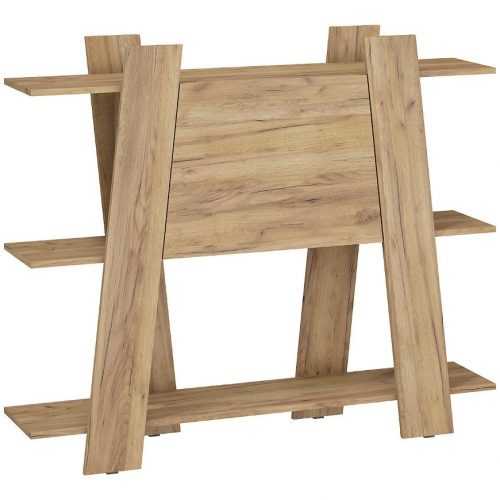 Regál Via 130cm 2D Craft Zlatý Baumax