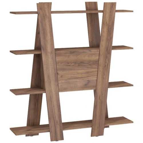 Regál Via 140cm 2D Craft Tabacco Baumax