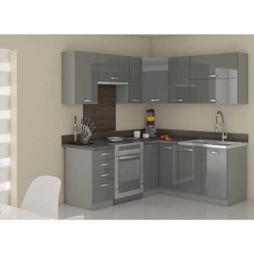 Rohová kuchyňská linka Grey 190x170 cm