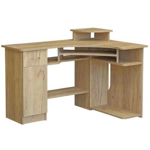 Rohový Psací Stůl Mariusz 124cm Craft Baumax