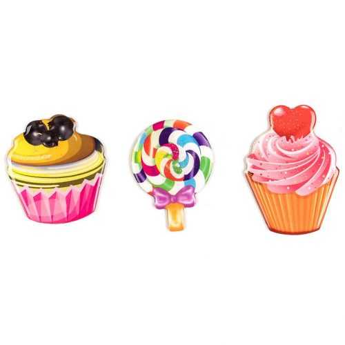 Sada magnetů Cakes 3ks mix 28725069 Baumax