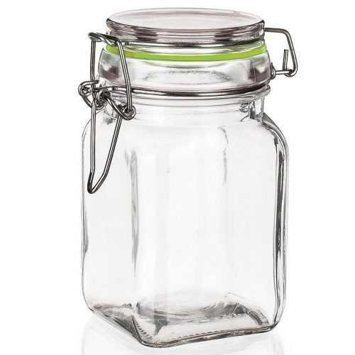 Skleněná dóza Lina 250ml 04k6822sg Baumax