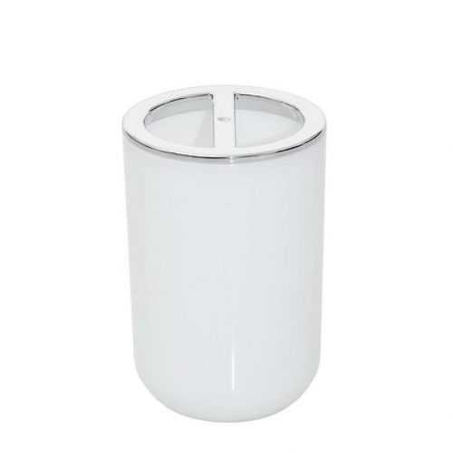 Sklenice na kartáčky Alba white Baumax