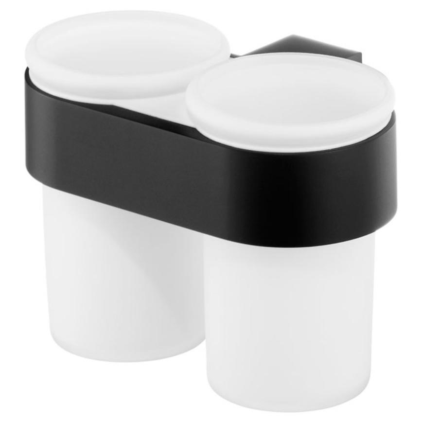 Sklenička dvojitá černá 02960 Futura Black Baumax