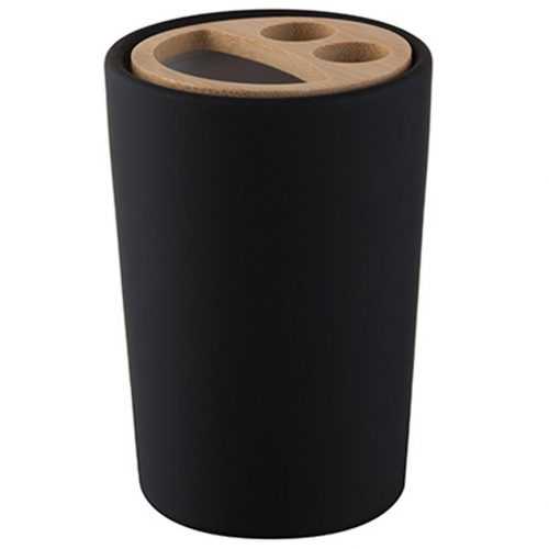 Sklenička na zubní kartáčky Umbra černá