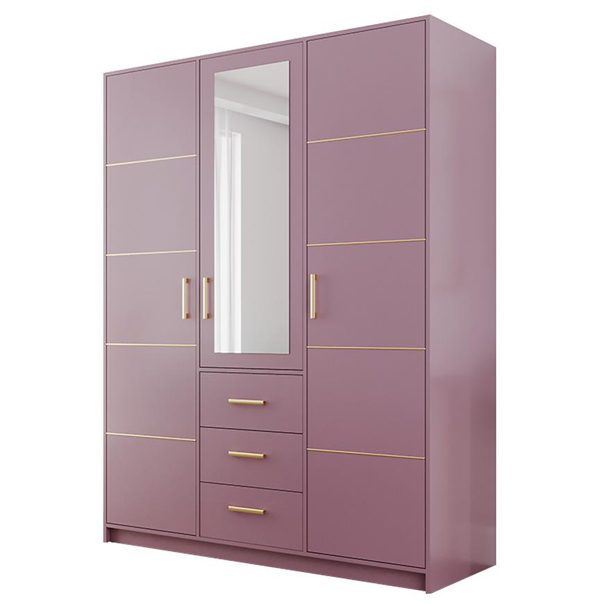 Skrin Bali D3 Švestka/Zrcadlo Baumax