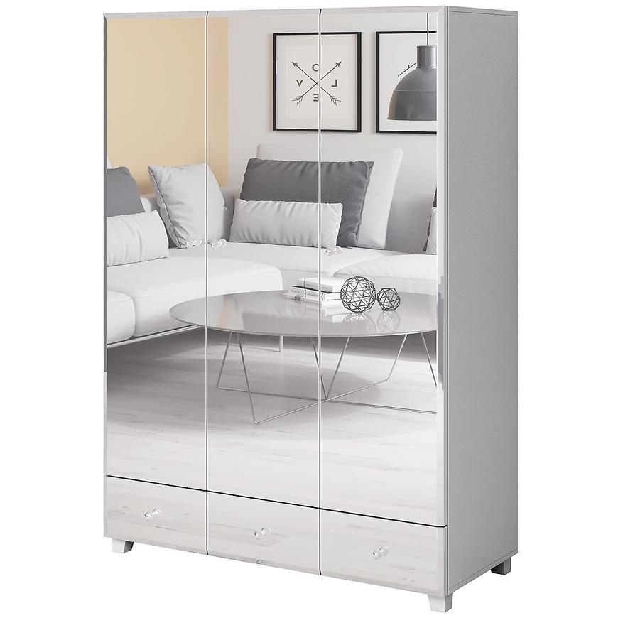 Skříň Bellagio 19 3d3s Bílý Baumax