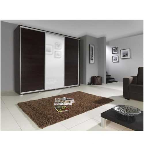 Skříň Se Zrcadlem Penelopa 255 cm Wenge Baumax