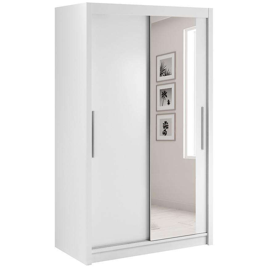 Skříň Verona 120cm Bílý/Zrcadlo Baumax