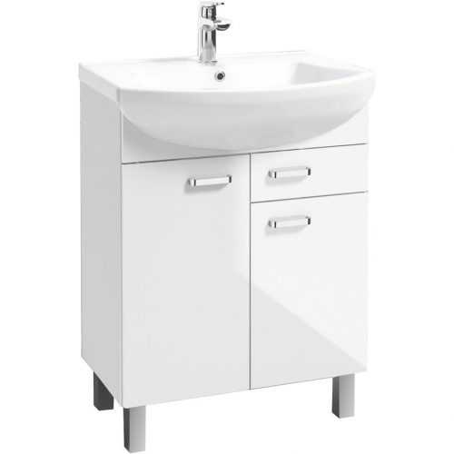 Skříňka s umyvadlem bílá Evita 2D1S 65 Baumax