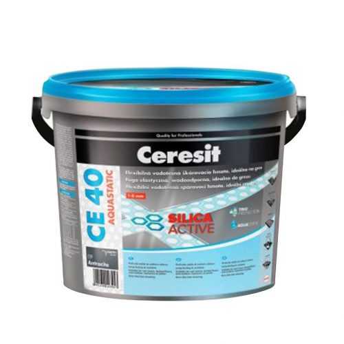 Spárovací hmota Ceresit CE 40 Aquastatic 5 kg graphite Ceresit