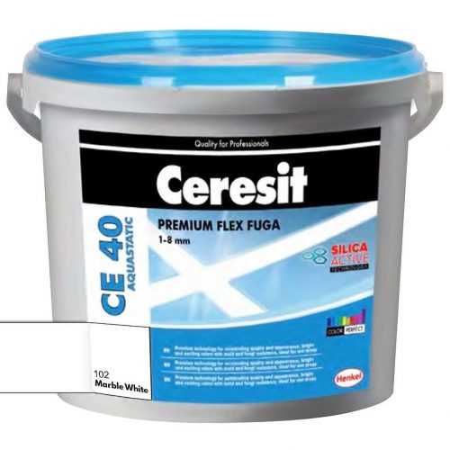 Spárovací hmota Ceresit CE 40 Aquastatic 5 kg marble white Ceresit