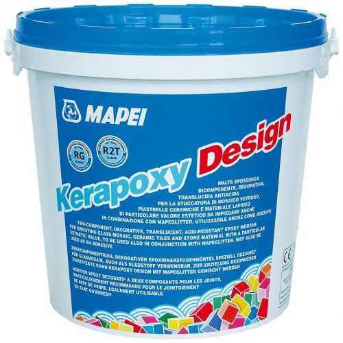 Spárovací hmota Mapei Kerapoxy Design 116 mechovì šedá epoxidová 3 kg Mapei