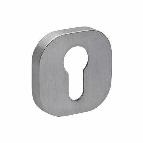 Štít OVÁL PZ R75 kartáčovaný chrom Baumax